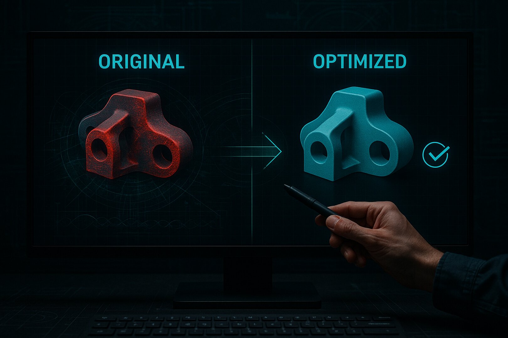 Design-Optimierung für Fertigung